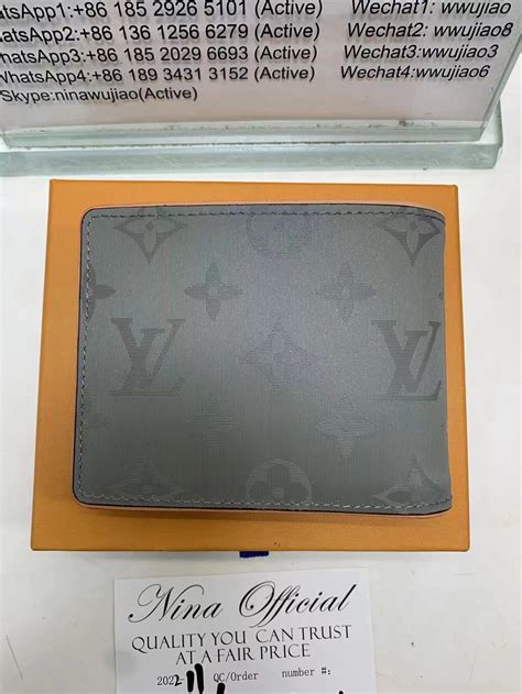 lv titanium wallet
